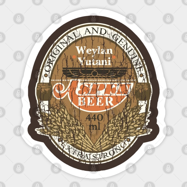 Aspen Beer Sticker by darklordpug